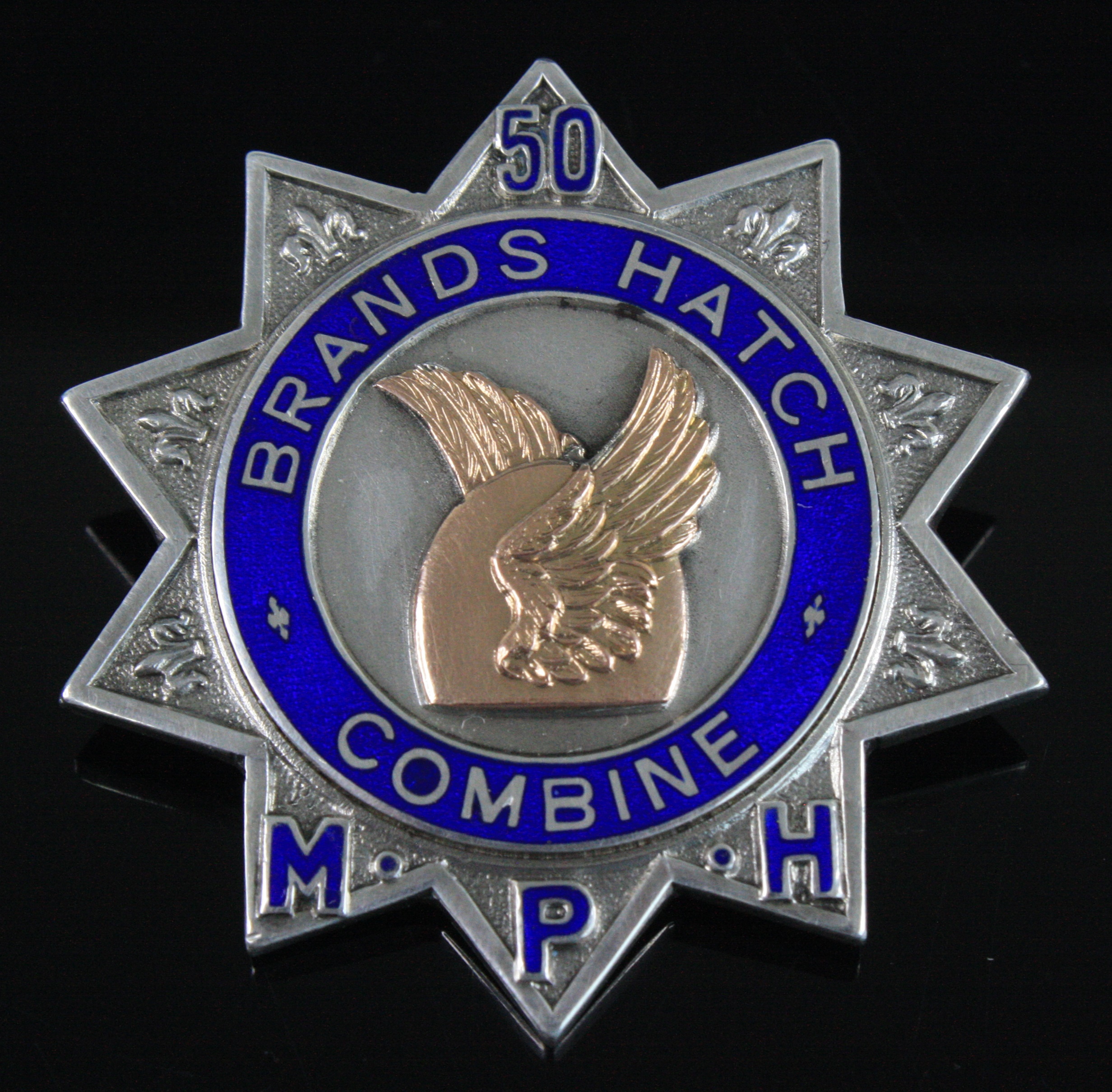 Brands Hatch Combine 50mph badge