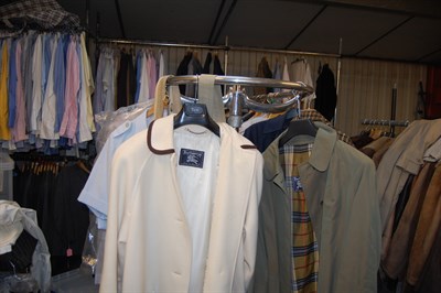 Menswear for sale by private tender
