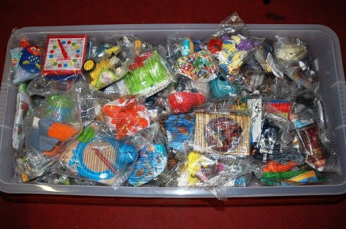 Lot 1546 - A large box of various McDonalds toys
