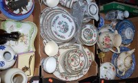 Lot 213 - Three boxes of miscellaneous china to include...