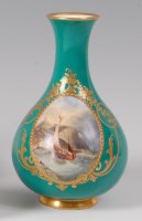 Lot 246 - A Kerr & Binns Worcester porcelain vase, of...