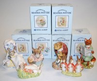 Lot 272 - Six various boxed Royal Albert Beatrix Potter...