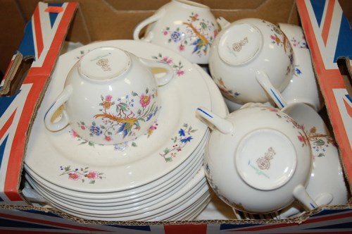 Lot 673 - A Royal Doulton Furnace Bermuda ceramic part...