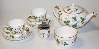 Lot 87 - A Wedgwood six-place setting tea and dinner...