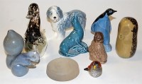 Lot 90 - A small collection of assorted animal figures...