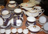 Lot 174 - A Royal Doulton six place setting tea and...