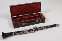 Lot 505 - A cased Boosey & Hawkes Regent clarinet,...