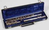 Lot 506 - A cased silver-plated Buffet Crampon 'Cooper...