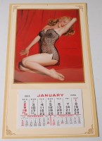 Lot 545 - Marilyn Monroe interest - 1955 issue calendar '...