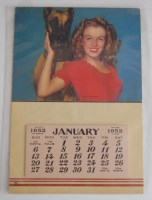 Lot 548 - Marilyn Monroe interest - a rare 1955 calendar...