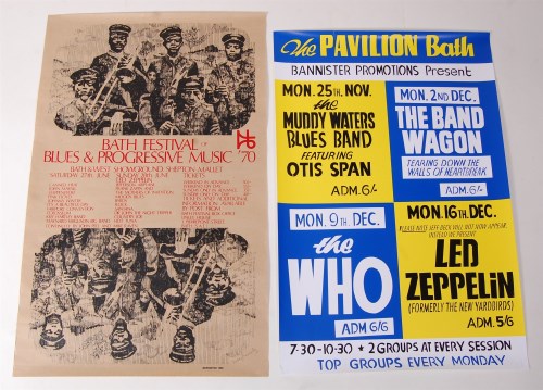 Lot 556 - Four festival poster reprints, to include;...