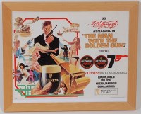 Lot 567 - A framed 1974 James Bond 007 'The Man with the...