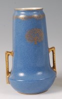 Lot 67 - A Royal Worcester Art Nouveau ceramic twin...
