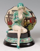 Lot 13 - Peggy Davies Ceramics - Daydreamer, modelled...