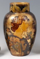 Lot 29 - An Art Nouveau glazed pottery vase by Thomas...