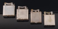 Lot 139 - Three various 1930s Dunhill silver plated...