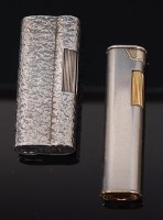Lot 143 - A 1960s Dunhill silver plated pocket lighter,...