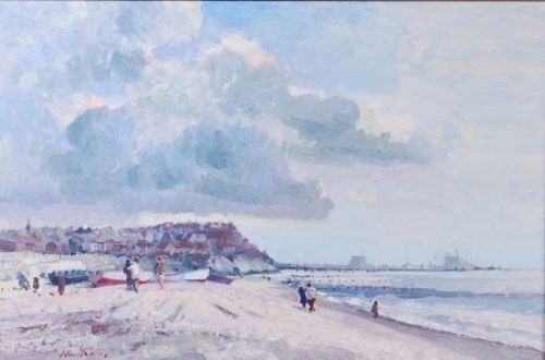Lot 250 - Geoffrey Chatten RA (b.1938) - Pakefield beach,...