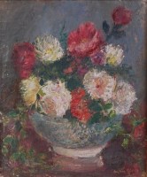 Lot 264 - Pauline Glass (1908-1979) - Still life flowers...