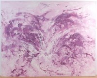 Lot 272 - Contemporary School - Abstract, large acrylic...
