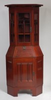 Lot 304 - A Scottish School Arts & Crafts walnut...