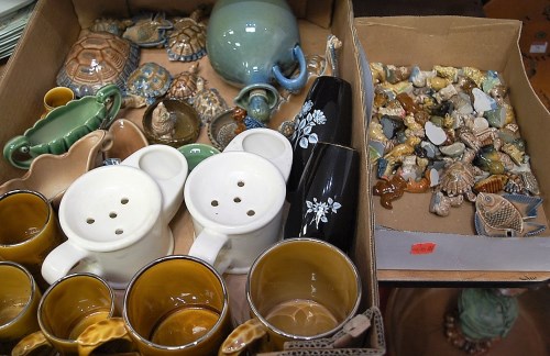 Lot 67 - Two boxes of Wade ceramic items, to include;...