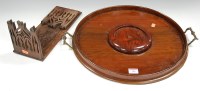 Lot 106 - An early 20th century mahogany drinks tray, of...