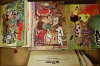 Lot 141 - A box of assorted Giles annuals, dating mainly...
