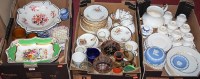 Lot 150 - Three boxes of miscellaneous chinaware, to...