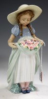 Lot 161 - A Lladro figurine 'Bountiful Blossoms',...