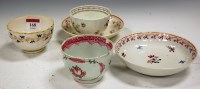 Lot 168 - An 18th century Crown Derby tea bowl and...