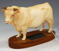 Lot 180 - A Beswick figure of a Charolais bull,...