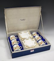 Lot 45 - An Aynsley six place setting coffee service,...