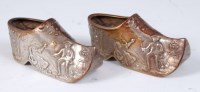 Lot 1316 - A pair of early 20th century Dutch silver...