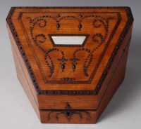 Lot 1322 - An 19th century satinwood, rosewood...