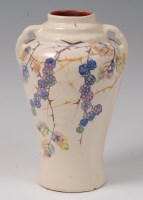 Lot 1149 - A CH Brannam art pottery vase, of baluster...