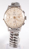 Lot 1257 - A gents Angelus 'Chronodato' stainless steel...