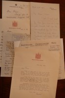 Lot 1108 - BOX. Letters relating to the Hon. Mys Olivia...