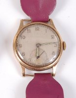 Lot 1288 - A gents Omega 9ct gold cased wristwatch,...