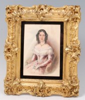 Lot 1367 - Josephine Seager - Half-length portrait of a...