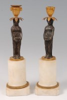 Lot 1373 - A pair of French mid-19th century Egyptian...