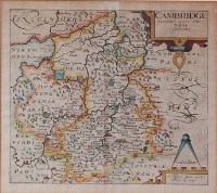 Lot 1443 - Christopher Saxton - Engraved county map of...