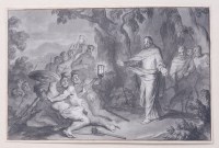 Lot 1469 - 18th century Italian school - Four Biblical...