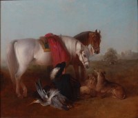 Lot 1484 - Thomas Smythe (1825-1907) - Huntsmen resting...