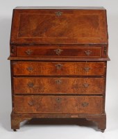 Lot 1559 - An 18th century walnut and figured walnut...