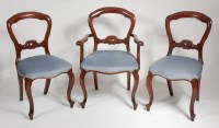 Lot 1572 - A set of twelve Victorian style mahogany...