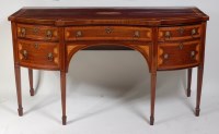 Lot 1581 - A 19th century mahogany and inlaid sideboard...