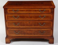 Lot 1603 - A walnut bachelors chest, in the early 18th...