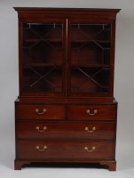 Lot 1606 - An early 19th century mahogany bookcase...