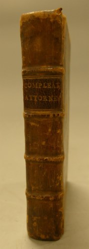 Lot 1022 - The Practick Part of the Law; Showing the...